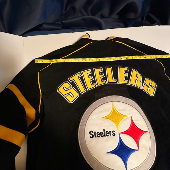 NFL Pittsburgh Steelers Heavy Varsity Jacket Size Medium - Picture 7 of 9